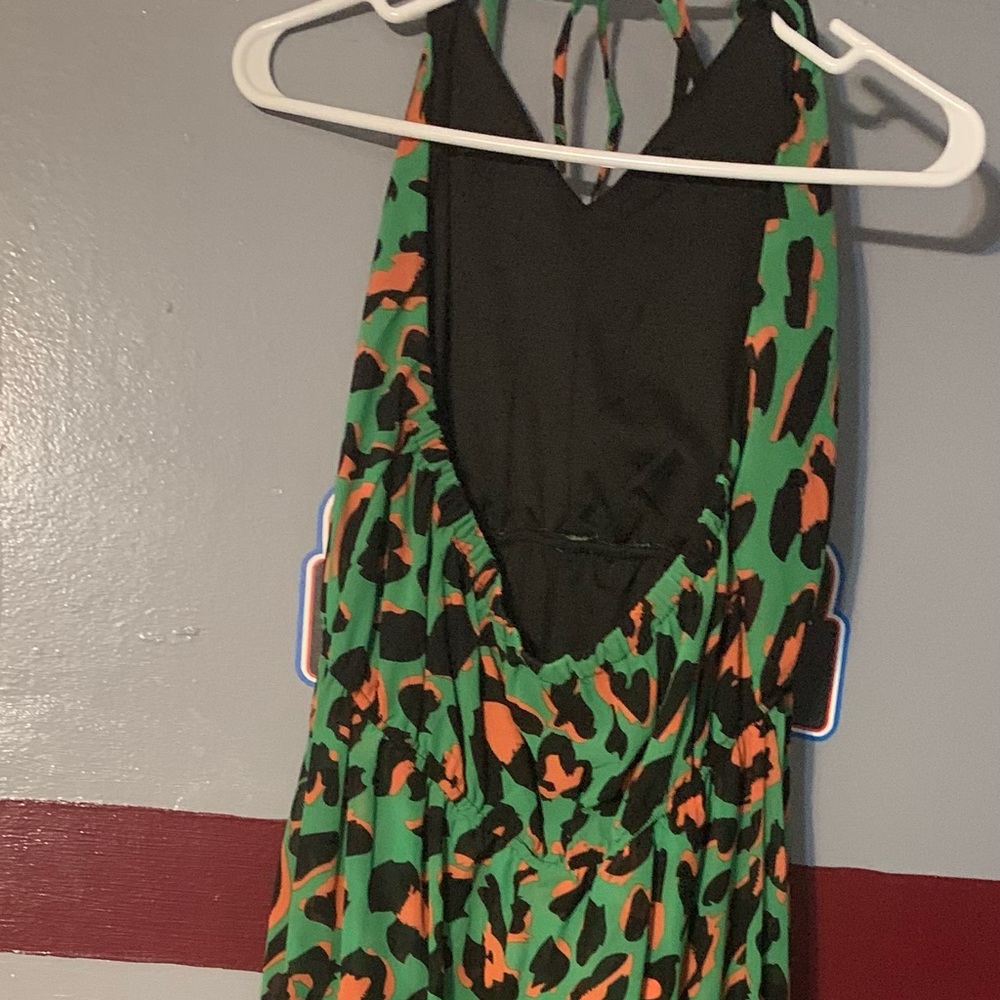 Beautiful green and black Romper size Medium